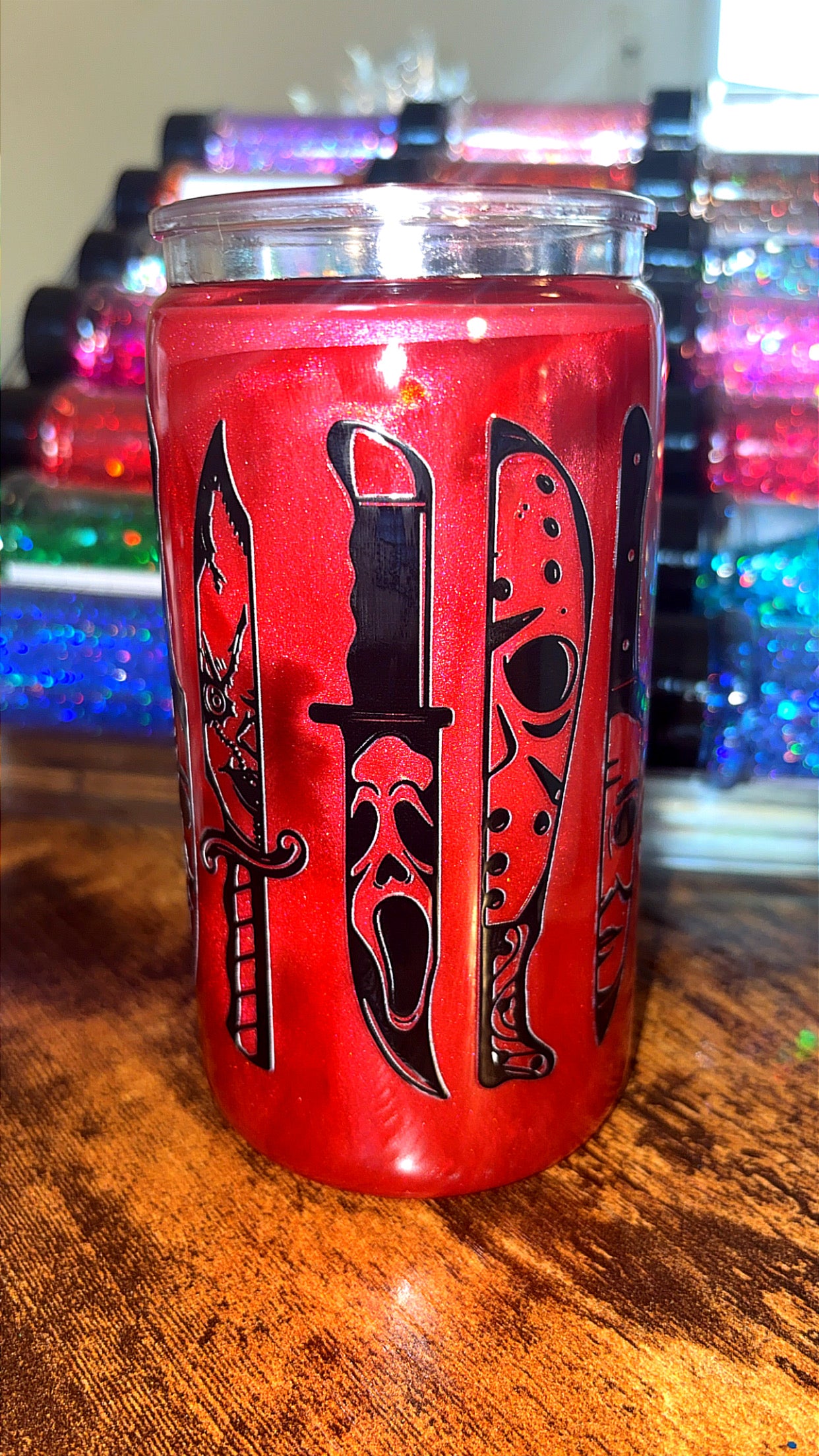 Scary cateye Halloween cup