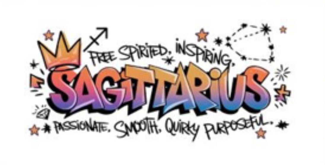 Sagittarius zodiac vinyl
