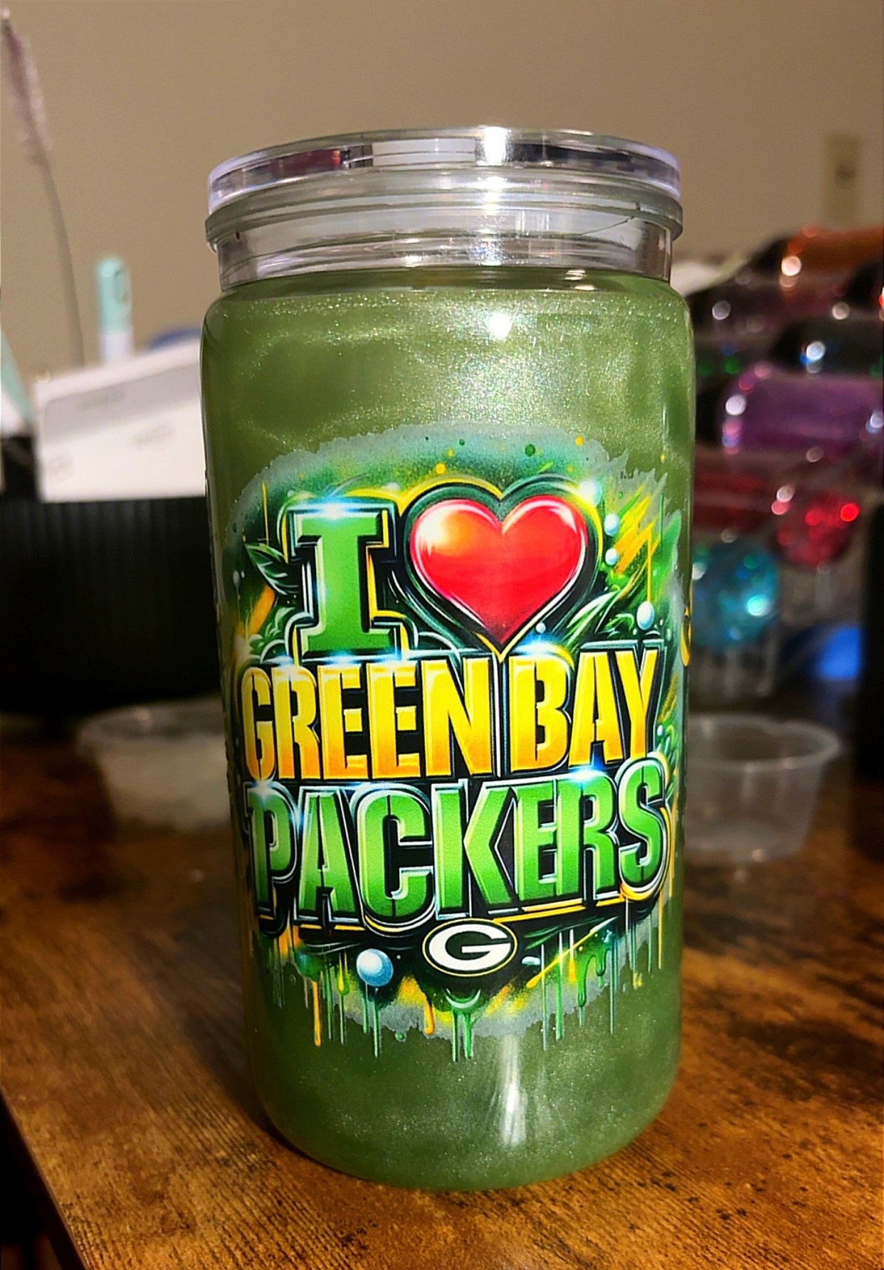 16 oz Green Bay cup