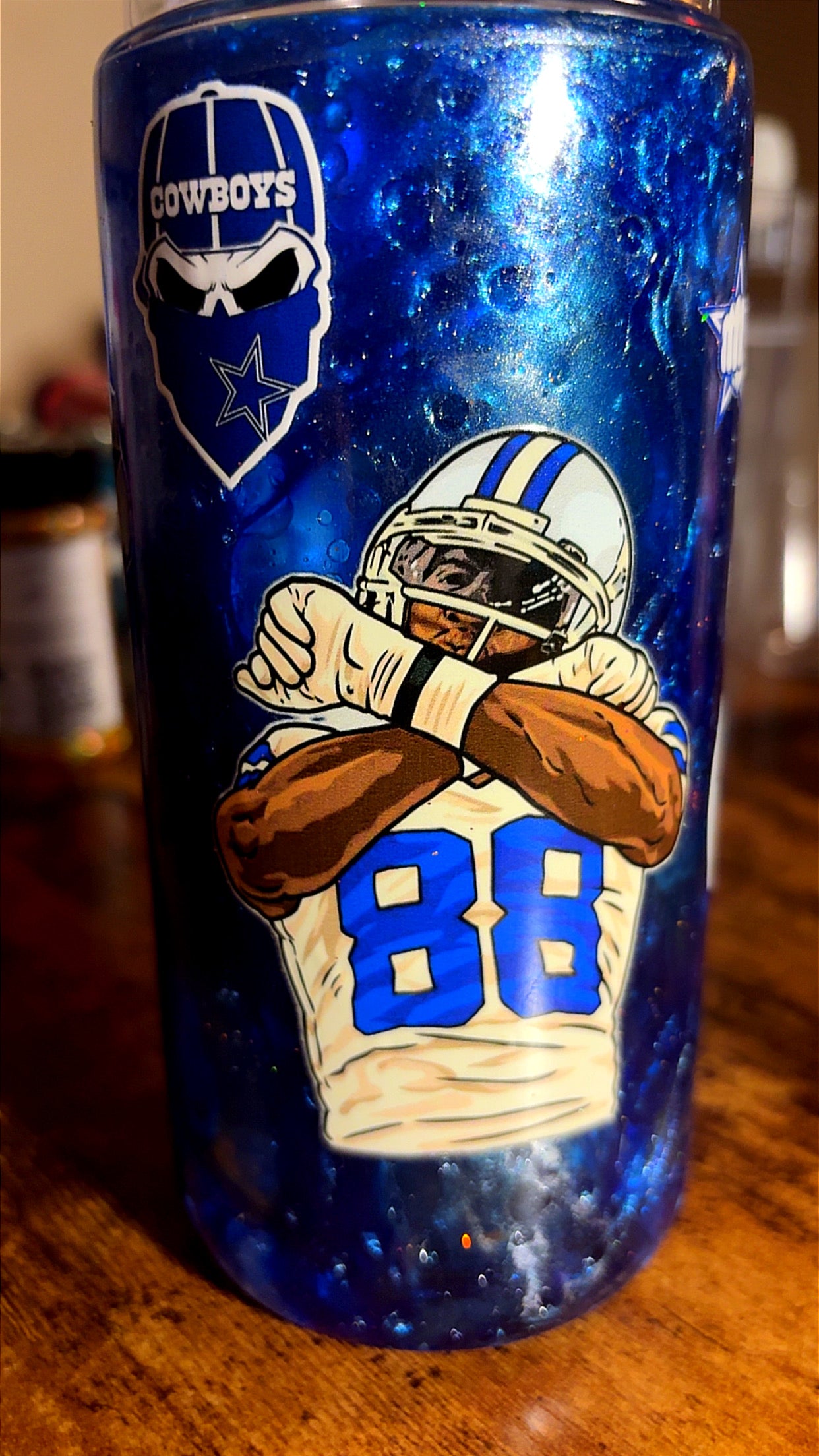 Cowboys lava drip cup