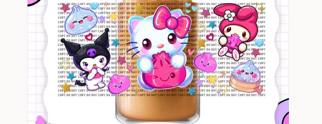 Pretty Cat with bow vinyl